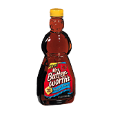 Mrs. Butterworth's  sugar free syrup Left Picture